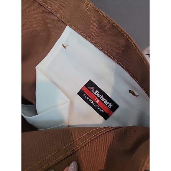 Bulwark FR Pants 40 Brown NWT CAT2 2112 E6522MX Flame Resistant Workwear - Picture 9 of 13